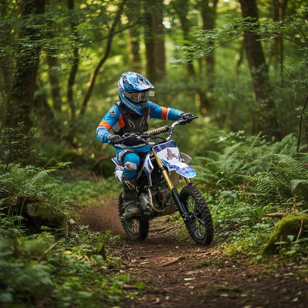 Moto para niños 60CC azul